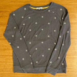 PJ SALVAGE Floral Print Long Sleeve, S